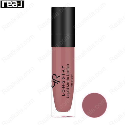 رژ لب مایع مات بادوام گلدن رز شماره 45 Golden Rose Longstay Liquid Matte Lipstick