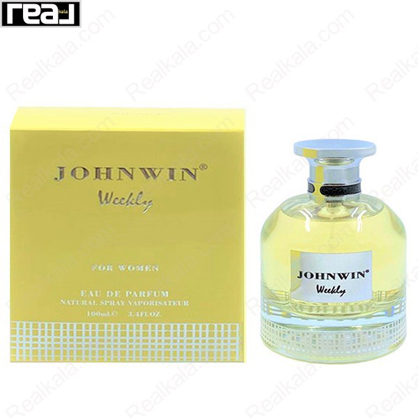 ادکلن زنانه جانوین مدل ویکلی Johnwin Weekly Eau De Parfum