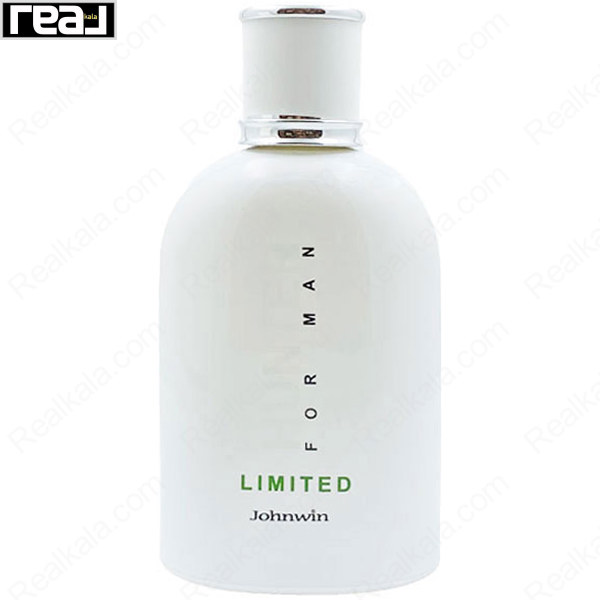 ادکلن جانوین هانتر فور من لیمیتد مردانه با شیشه سفید مات و درب نقره‌ای