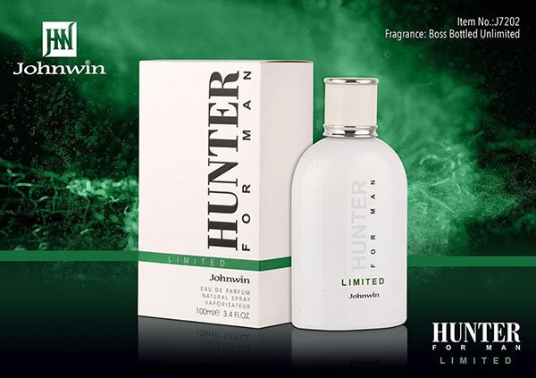 ادکلن مردانه جانوین هانتر لیمیتد Johnwin Hunter Limited Eau De Parfum