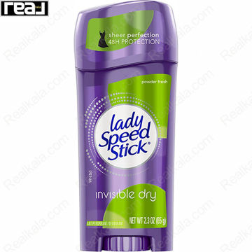 مام استیک صابونی لیدی اسپید مدل پاودر فرش Lady Speed Stick Deodorant 48h Powder Fresh 65g