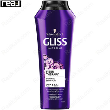 شامپو احیا کننده مو گلیس Gliss Fiber Therapy Bonding Shampoo