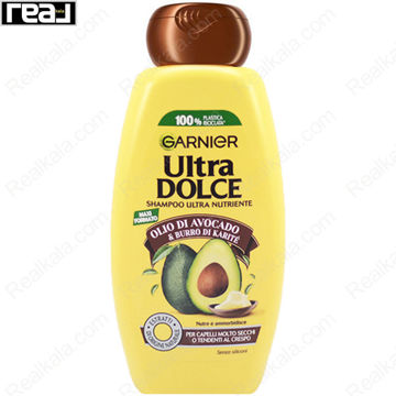 شامپو گارنیر Ultra Dolce Avocado & Shea Butter 300ml برای تغذیه مو