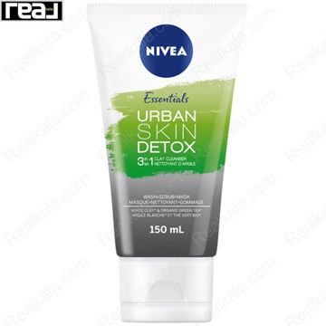 شوینده سه کاره صورت نیوا Urban Skin Detox حاوی خاک رس با پاکسازی عمیق آلودگی‌های شهری