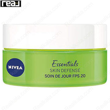 کرم مراقبت روزانه پوست نیوا حاوی ضد آفتاب Nivea Essentials Skin Defense Soin De Jour FPS 20