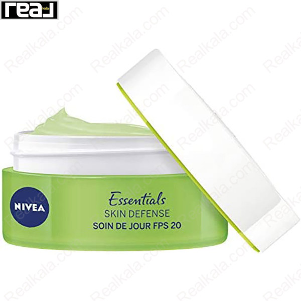 کرم مراقبت روزانه پوست نیوا حاوی ضد آفتاب Nivea Essentials Skin Defense Soin De Jour FPS 20