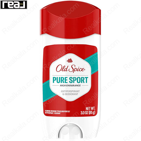 مام ضدتعریق الد اسپایس مدل Pure Sport High Endurance با بسته‌بندی قرمز و سفید