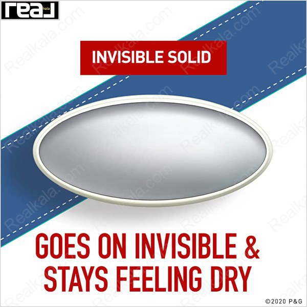 بافت Invisible Solid در مام ضدتعریق الد اسپایس Fresh بدون رد سفید روی پوست