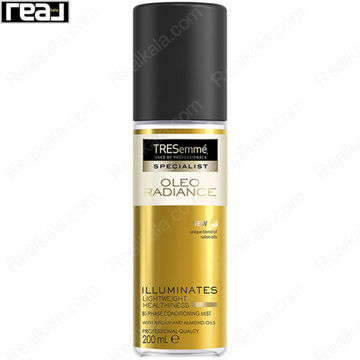 اسپری دو فاز مو ترزمه Oleo Radiance با تغذیه و درخشندگی موهای خشک و آسیب‌دیده