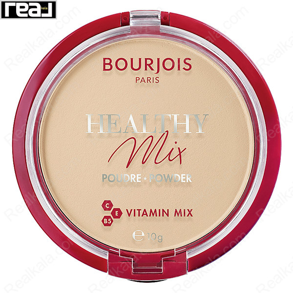 پنکک بورژوا مدل Healthy Mix شماره 02 رنگ Golden Ivory مناسب پوست روشن با ته رنگ گرم