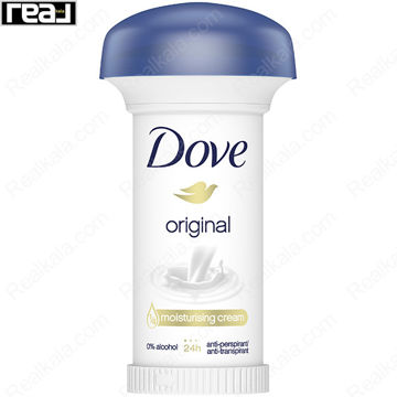 مام کرمی ضد تعریق داو قارچی مدل اورجینال 24 ساعته Dove Original Antiperspirant Moisturising Cream 50ml