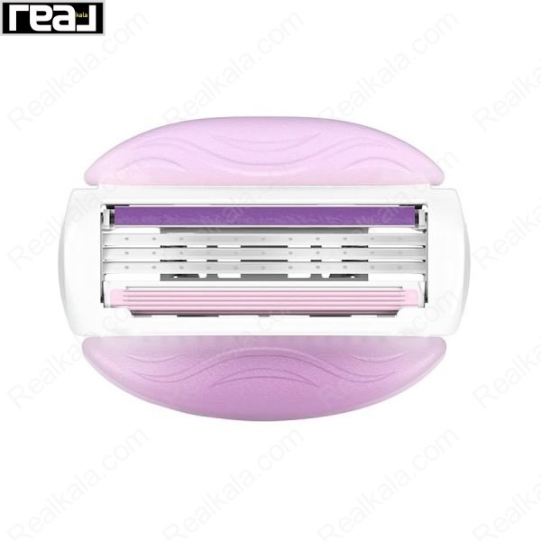 تصویر  تیغ اصلاح زنانه ژیلت مدل ونوس بریز با ۱ دسته و ۱ یدک Gillette Venus Comfortglide Breeze