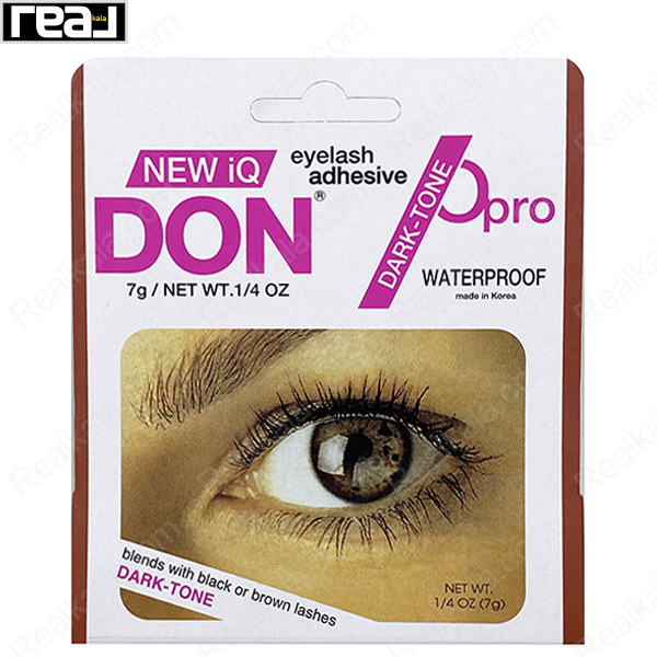 بسته‌بندی چسب مژه دان Dark Tone Pro مناسب مژه مصنوعی مشکی و قهوه‌ای