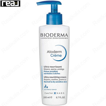 کرم مغذی و مرطوب کننده صورت و بدن اتودرم بایودرما Bioderma Atoderm Cream Ultra Nourishing 200ml
