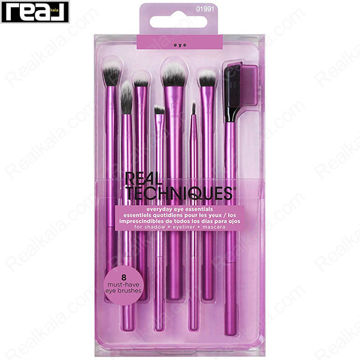 ست براش آرایش چشم ریل تکنیک Everyday Eye Essentials شامل 8 ابزار آرایش چشم