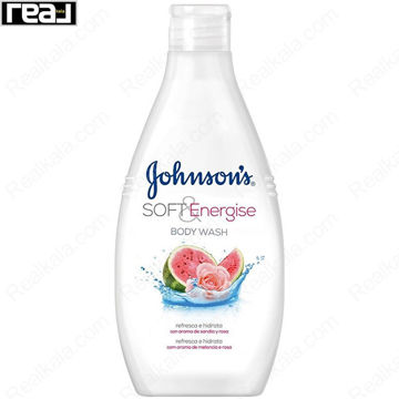 شامپو بدن جانسون عصاره هندوانه و گل رز Johnsons Soft Energise Body Wash