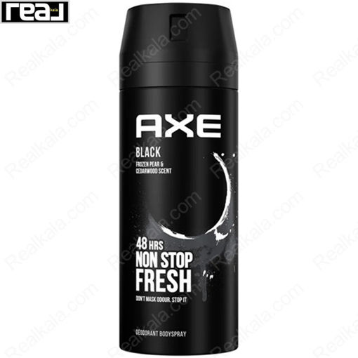 اسپری بدن آکس مدل بلک 48 ساعته نان استاپ فرش AXE Black 48 HRS Non Stop Fresh Body Spray