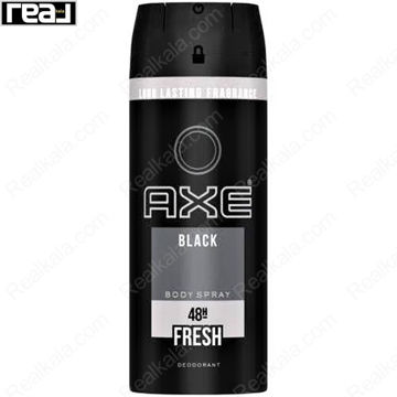 اسپری بدن آکس مدل بلک 48 ساعته AXE Black Body Spray 48H