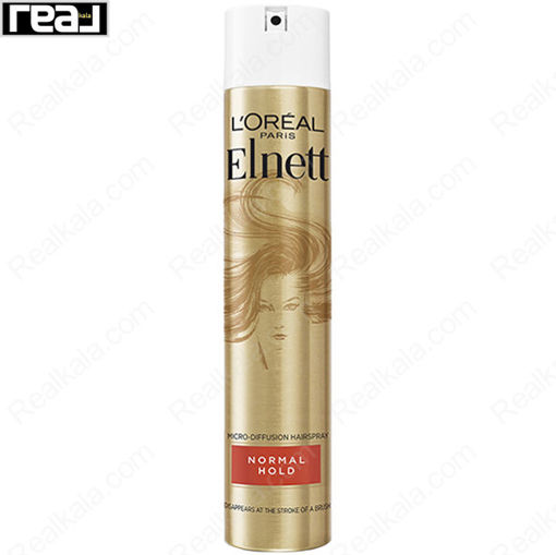 اسپری نگهدارنده حالت مو لورال النت مدل نرمال هولد Loreal Elnett Normal Hold Hair Styling Spray 300ml