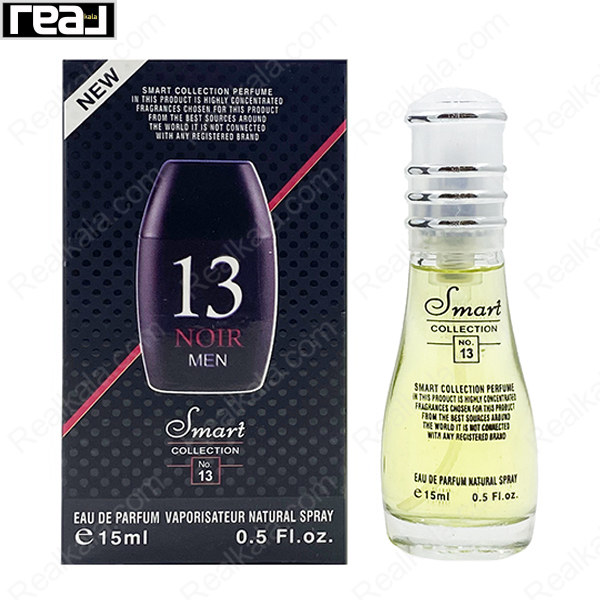 بطری اسمارت کالکشن کد 13 با تصویر عطر گای لاروش دراکار نویر روی جعبه