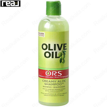 شامپو احیا کننده مو او آر اس حاوی آلوئه ورا Ors Olive Oil Creamy Aloe Shampoo 481ml