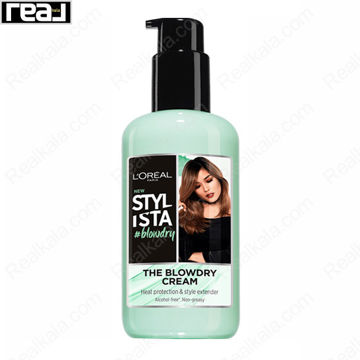 کرم محافظ حرارت و حالت دهنده مو لورال LOreal The Blowdry Cream حجم 200ml
