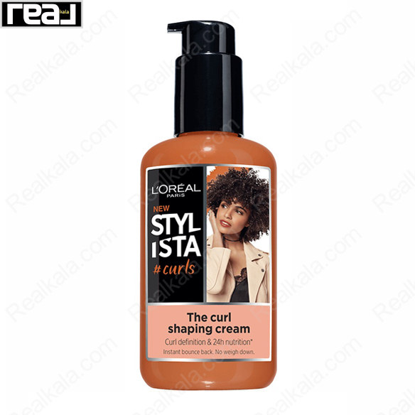 کرم حالت‌دهنده فر مو لورال LOreal The Curl Shaping Cream حجم 200ml برای کنترل وز و تعریف فر