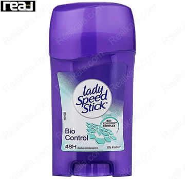 مام استیک صابونی لیدی اسپید مدل بایو کنترل Lady Speed Stick Deodorant Bio Control 48h