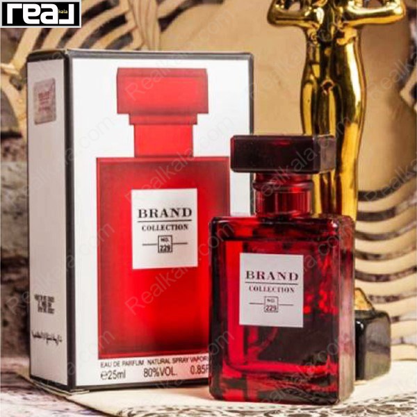 ادکلن برند کالکشن 229 چنل نامبر 5 لئو رد ادیشن زنانه Brand Collection Chanel No 5 L'Eau Red Edition For Women