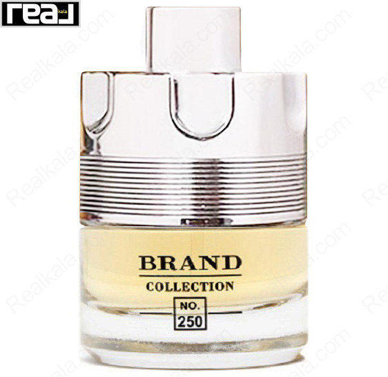 ادکلن برند کالکشن کد 250 آزارو وانتد مردانه با طراحی شیشه فلزی مدرن