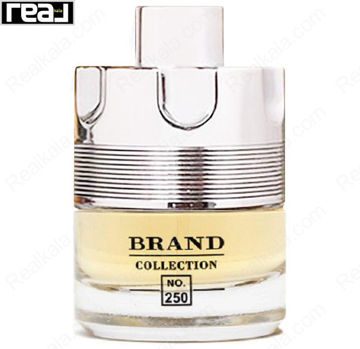 ادکلن برند کالکشن کد 250 آزارو وانتد مردانه با طراحی شیشه فلزی مدرن
