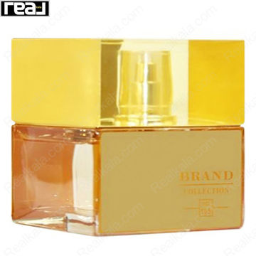 ادکلن برند کالکشن کد 195 زن شیسیدو زنانه با طراحی شیشه طلایی و درب ساده