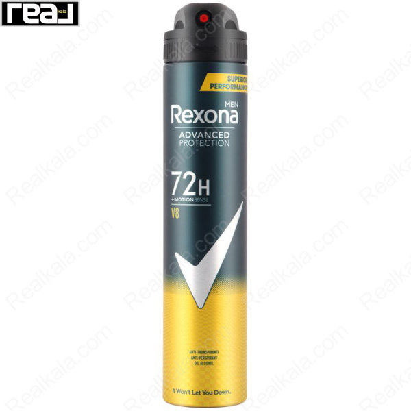 اسپری بدن رکسونا سری ادونسد پروتکشن مدل وی ایت Rexona Advance Protection Spray V8
