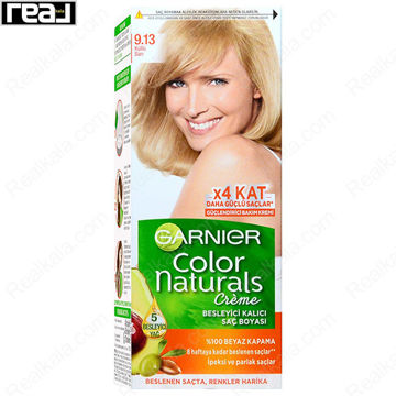 کیت رنگ موی گارنیر Color Naturals شماره 9.13 بلوند خاکستری