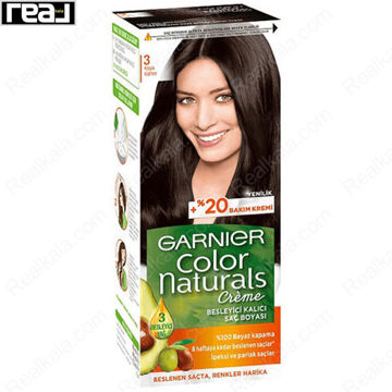 کیت رنگ موی گارنیر Color Naturals شماره 3 قهوه‌ای تیره