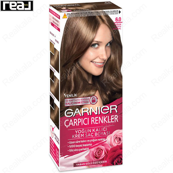 کیت رنگ موی گارنیر Çarpıcı Renkler شماره 6.0 بلوند تیره