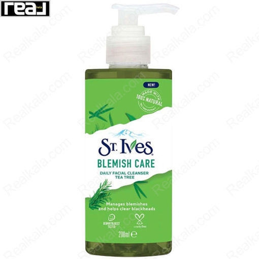 ژل شستشوی ضد جوش صورت سینت ایوز حاوی عصاره درخت چای St.Ives Blemish Care Daily Facial Cleanser 200ml
