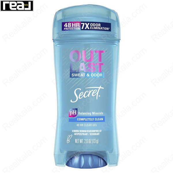 مام ژل ضد تعریق سکرت مدل Completely Clean وزن 73 گرم