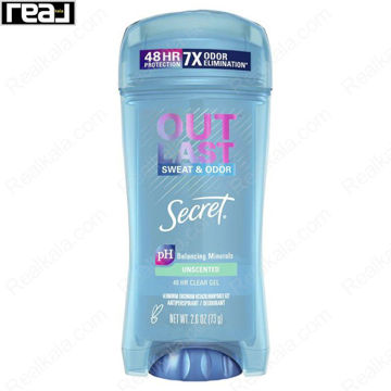 مام ژل ضد تعریق سکرت Unscented سری Outlast وزن 73 گرم