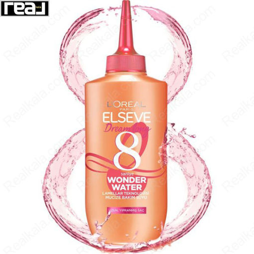 سرم مو دریم لانگ 8 ثانیه ای لورال مخصوص موهای آسیب دیده و بلند LOreal Dream Long 8 Second Wonder Water 200ml