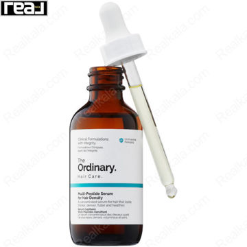 بطری سرم The Ordinary Multi‑Peptide Serum for Hair Density با قطره‌چکان برای تقویت رشد و افزایش ضخامت مو