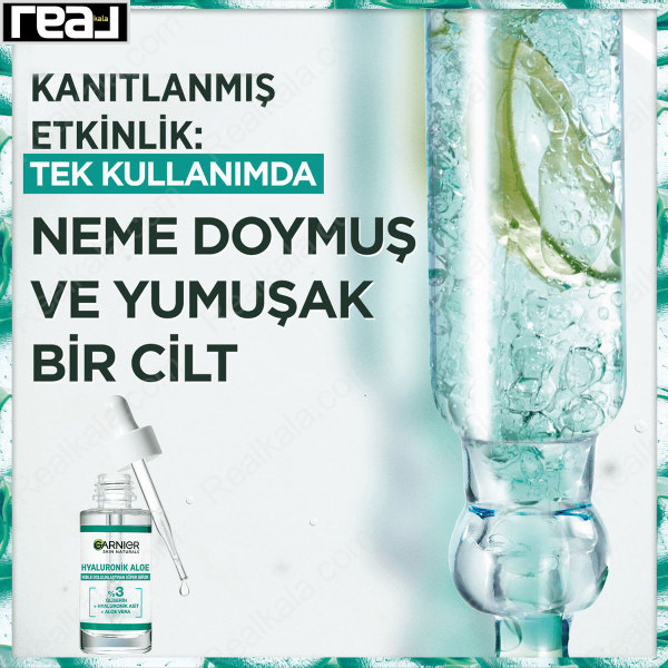 سوپر سرم هیالورونیک اسید گارنیر Garnier Hyaluronik Aloe Nemle Dolgunlaştıran Süper Serum 30ml