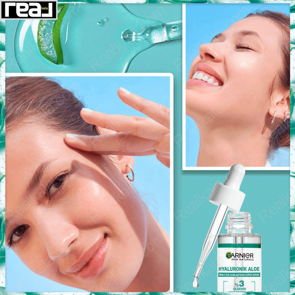 سوپر سرم هیالورونیک اسید گارنیر Garnier Hyaluronik Aloe Nemle Dolgunlaştıran Süper Serum 30ml