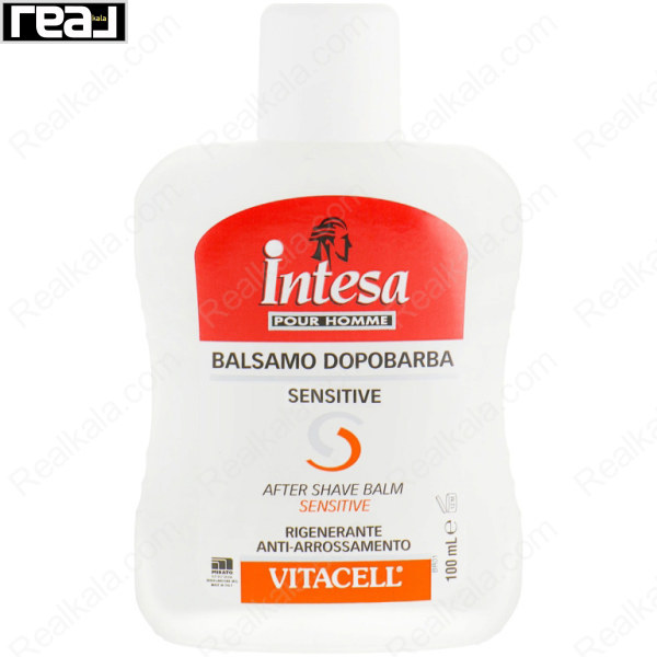 بالم افتر شیو اینتسا پور هوم مدل Vitacell Sensitive با فرمول بدون الکل و خاصیت ضد قرمزی پوست