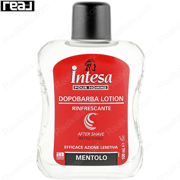 افتر شیو لوسیون اینتسا پور هوم مدل Mentolo با اثر خنک کننده و تسکین دهنده پوست بعد از اصلاح