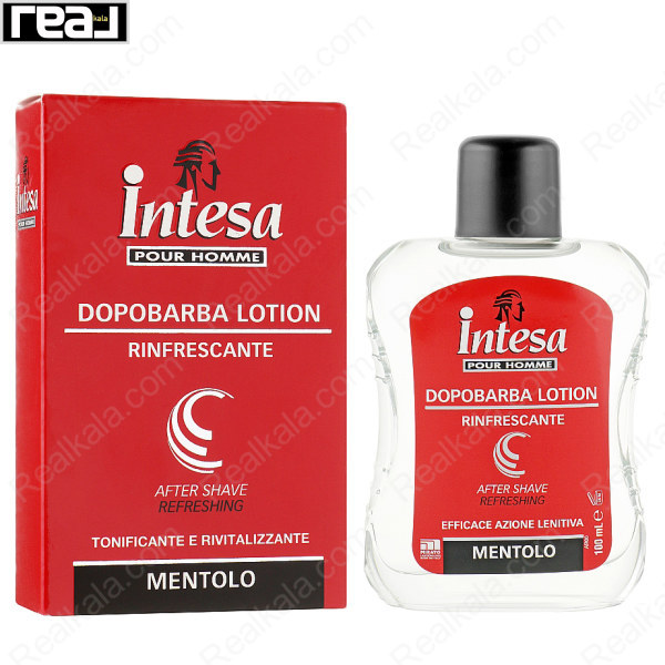 افتر شیو لوسیون اینتسا مدل منتولو Intesa Pour Homme Mentolo After Shave Lotion 100ml