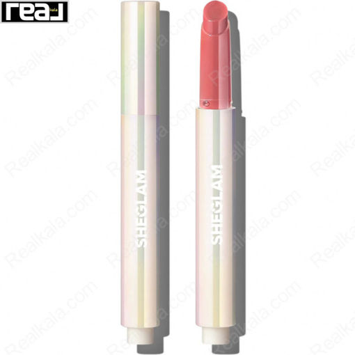 رژ لب قلمی شیگلم رنگ Pink Flamingo حجم دهنده و براق کننده Sheglam Shine Lip Plumper