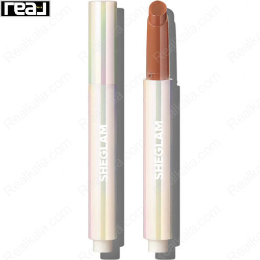 رژ لب قلمی شیگلم رنگ Mahogany Magic حجم دهنده و براق کننده Sheglam Shine Lip Plumper