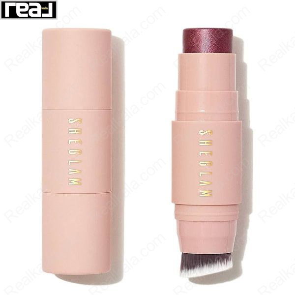 رژگونه استیکی شیگلم رنگ Sheglam Snatch 'N' Blush Stick Plum Wine