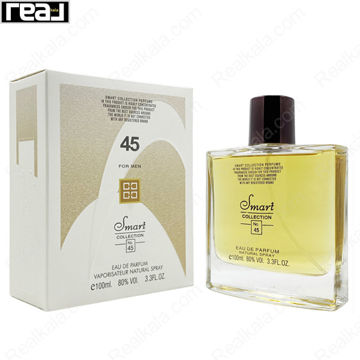 شیشه و جعبه اسمارت کالکشن کد 45 جیوانچی پی مردانه سایز 100 میل